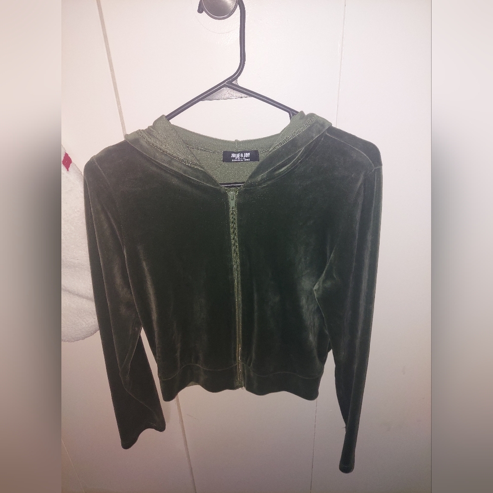 Women's Green Velvet Jacket